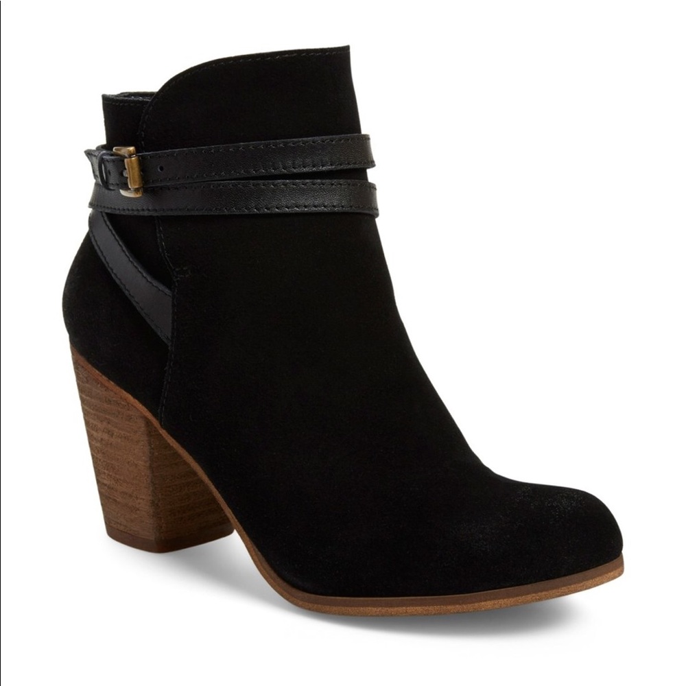 Black Suede Booties
